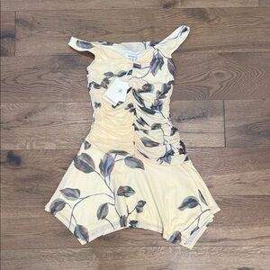 Peppermayo Cream Floral Dress